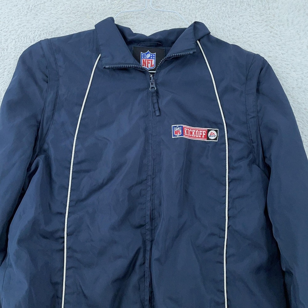 NFL Kickoff EA Sports Jacket YOUTH Large Football Zip Windbreaker Mesh Lined